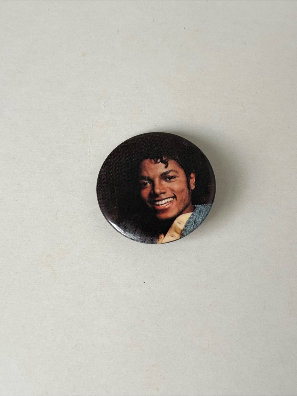 Vintage 1980s Michael Jackson Thriller Era Small Pin – Retro Music Memorabilia